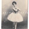 Ekaterina Geltser as Pierrette Ballet Dancer Russian Vintage postcard